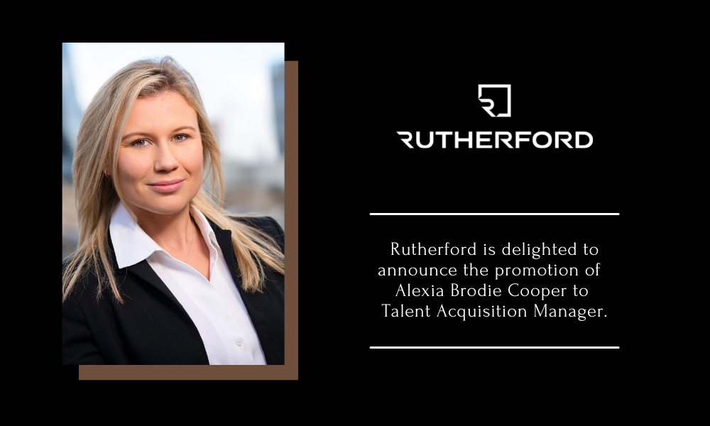 Rutherford Promotes Alexia Brodie Cooper to Talent Acquisition Manager